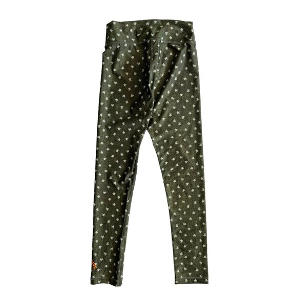 The Upside Women's Sea Turtle Print 7/8 High Rise Legging Active Green Size XS - Picture 2 of 4